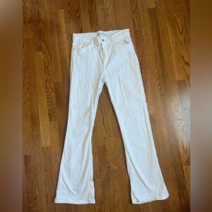 🌸ZARA White Flared Jeans
